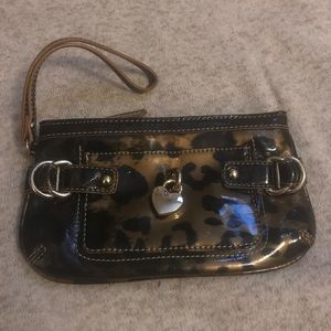 Express Leopard Wristlet